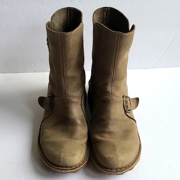 Fly London 7 Uk4 Olive Green Leather 2 
